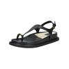 Zehentrenner DOLCE VITA "Dolce Vita Sandalen Leder", Damen, Gr. 41, schwarz, Leder, casual, Schuhe