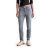 Boyfriend-Jeans MARC O'POLO DENIM "aus grauem Stretch-Denim", Damen, Gr. 27, Länge 34, grau (light grau), Obermaterial: 98% Baumwolle, 2% Elasthan, unifarben, casual, lässig geschnitten knöchellang, Jeans