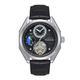 Heritor Automatic Mens Antoni Leather-band Watch - Black & Silver Stainless Steel - One Size | Heritor Automatic Sale | Discount Designer Brands