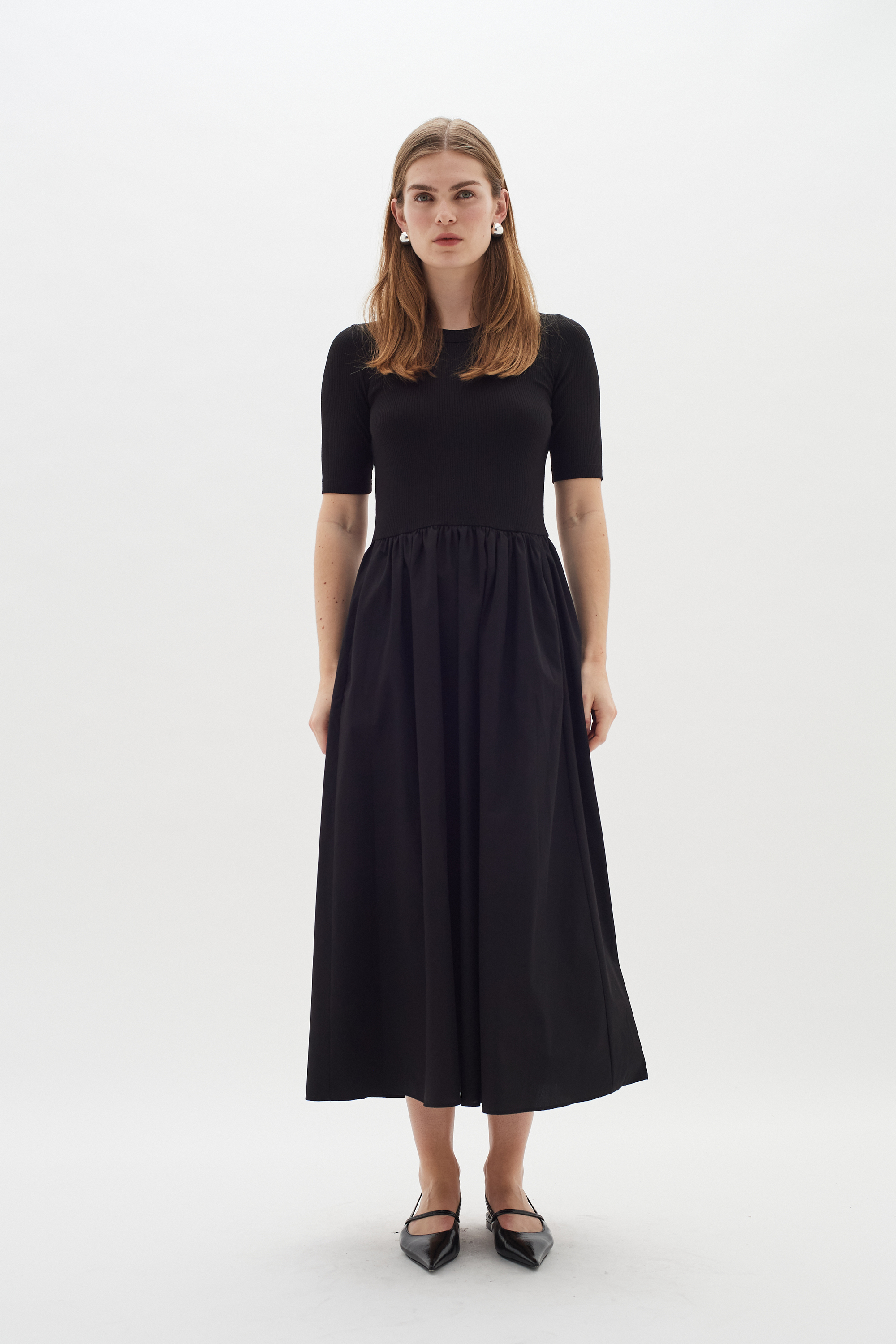 Kleid Gerade Passform Blac Image