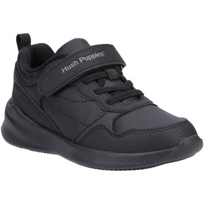 Hush Puppies Marling Bungee Lace Junior Polyurethan Schwarze Schuhe Image
