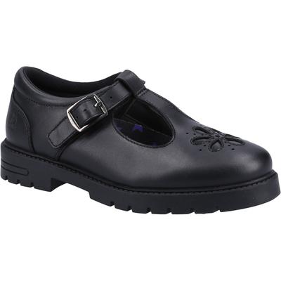 Hush Puppies Fiona SNR Mädchenschuhe Aus Schwarzem Leder Image