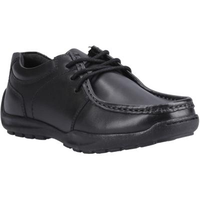 Hush Puppies Mackenzie Wallabee Die Schwarzen Schnürschuhe Für Jungen Aus Leder Image
