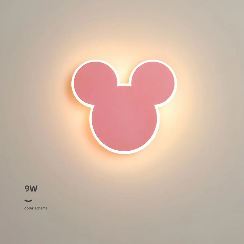 Nordic LED Wand Lampe Moderne Kreativität Kinder Zimmer Wand Licht Innen Beleuchtung Wohnkultur Für Nacht Schlafzimmer Wohnzimmer Image
