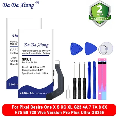 BM23100 BJ75100 Batterie Für HTC Google Pixel Desire One X S XC XL G23 4A 7 7A 8 8X H75 E9 728 Vive Version Pro Plus Ultra GS35E