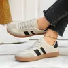 Klassische Sportschuhe mit flachem Boden für Damen, große Größe, Frühling und Herbst, neuer Stil, De Xin, weiße Schuhe, lässige Freizeit-Board-Schuhe