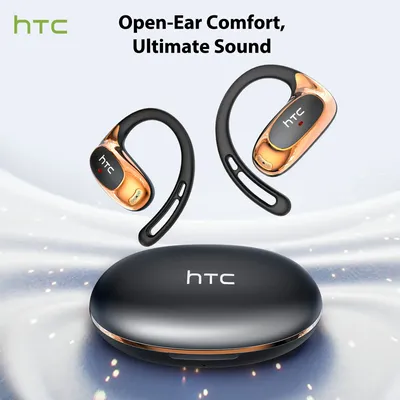 HTC NE35 Bluetooth V6.0 AI Übersetzungskopfhörer OWS Sportkopfhörer Bequemer, ultraleichter kabelloser Ohrbügel-Kopfhörer mit Mikrofon Image