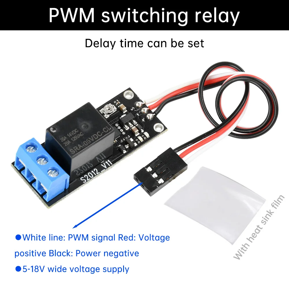 5-18V PWM Elektronischer Relaisschalter für RC-Flugzeug DIY Modell Navigationslichter Controller Universal K1 Power On-Off-Schalter