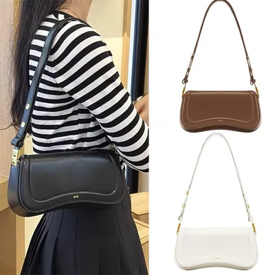 JW PEI Pudding Bag JOY Niche Bag Women's Shoulder Bag Women's Bag Black Underarm Commuter Bag