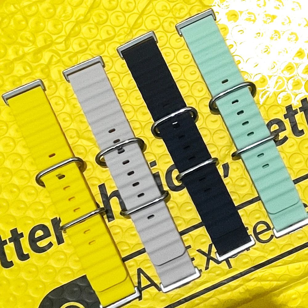 Armband für Huawei Watch Fit 3 4, Armband, austauschbare Smartwatch, Ozean-Silikon-Sportarmband, Huawei Fit 4 Pro, Uhrenarmband-Zubehör Image