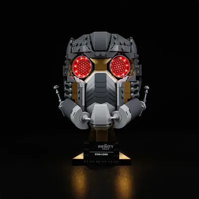 Led Lighting Kit For 76251 Star-Lord's Helmet Super Heros 2023 Brick LED (Not Included Building Blocks)
