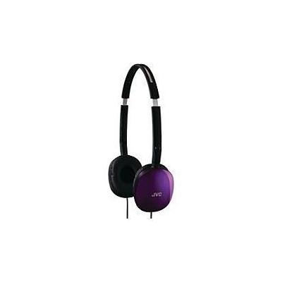 JVC HA-S160 FLATS Headphone - Stereo - Violet - Wired - Over-the-head - Binaural - Ear-cup