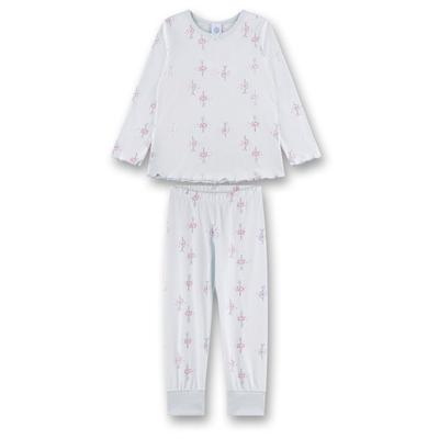 Sanetta - Kid's Pyjama Long AOP 233602 - Schlafanzug Gr 116 weiß Image