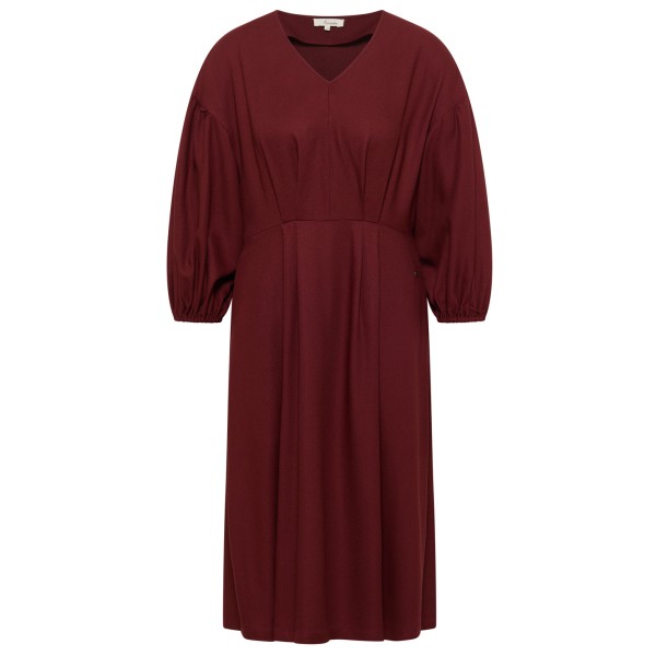 Tranquillo - Women's Tailliertes Kleid aus EcoVero Viskose - Kleid Gr 46 rot