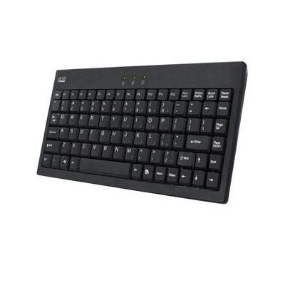 ADESSO EasyTouch AKB-110B Mini Keyboard - PS/2, USB - 87 Keys - Black AKB110B