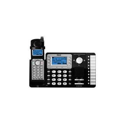 RCA 2-Line DECT 6.0 Expandable Cordless Phone with Digital Answering System, Caller ID and Full Dupl
