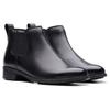 Chelseaboots CLARKS "Havisham Top", Damen, Gr. 41,5, schwarz, Leder, unifarben, klassisch, Schuhe, Stiefelette mit Wechselfußbett