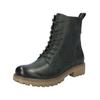 Schnürstiefelette JOSEF SEIBEL "Josef Seibel Stiefelette Leder", Damen, Gr. 41, grün (oliv), Leder, casual, Schuhe