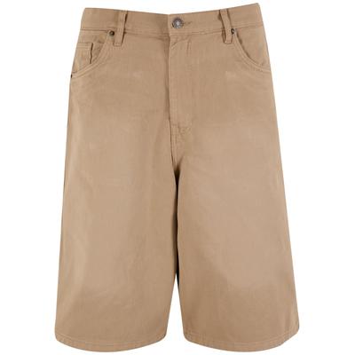Shorts URBAN CLASSICS "Urban Classics Herren 90's Heavy Denim Shorts", Herren, Gr. 28, Normalgrößen, beige (unionbeige), 100% Baumwolle, unifarben, loose fit, Hosen Image