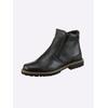 Stiefelette HEINE, Damen, Gr. 35, schwarz, Leder, Rindsleder, Glattleder, modisch, Schuhe