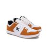 Sneaker DC SHOES "Manteca", Gr. 14(48,5), beige (wheat, weiß), Obermaterial: Leder (Kuh) / Futter: Textil / Außensohle: Gummi, Schuhe