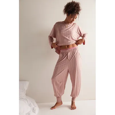 Everyday Feeling Joggers by Intimately at Free People in Dusty Himalayan, Size: Small