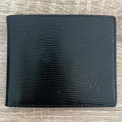 Louis Vuitton Bags | Louis Vuitton Black Leather Wallet Male Man Mens Nwot | Color: Black | Size: Os