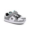Sneaker DC SHOES "Manteca 4 V Sn", Kinder, Gr. 1,5(32,5), weiß, grau, schwarz, 100% Synthetik, Schuhe