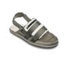 Sandale QUIKSILVER "After Session Mule", Gr. 10(43), braun, Obermaterial: Textil, Leder, Reißverschluss u2013 Futter: Textil u2013 Laufsohle: Gummi, Schuhe