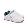Sneaker DC SHOES "Central", Gr. 9,5(42,5), grün (weiß, grün), Obermaterial: Leder / Futter: Textil / Außensohle: Gummi, Schuhe