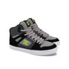 Sneaker DC SHOES "Pure High-Top", Gr. 14(48,5), gelb (schwarz, lime), Leder-, Nubukleder- und/oder Wildlederobermaterial Mesh-Futter Mit Schaumstoff gepolsterte Zunge und Einstieg für mehr Komfort und Support Wrap Cupsole Konstruktion Abriebfeste...