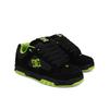 Sneaker DC SHOES "DC Coiler", Gr. 12,5(46,5), gelb (schwarz, lime), 42.52% Leder, 34.74% Synthetikmaterial, 22.74% Polyester, Schuhe