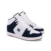Sneaker DC SHOES "Manteca 4 Hi", Gr. 9(42), blau (navy, weiß), 51.34% Leder, 48.66% Synthetikmaterial, Schuhe