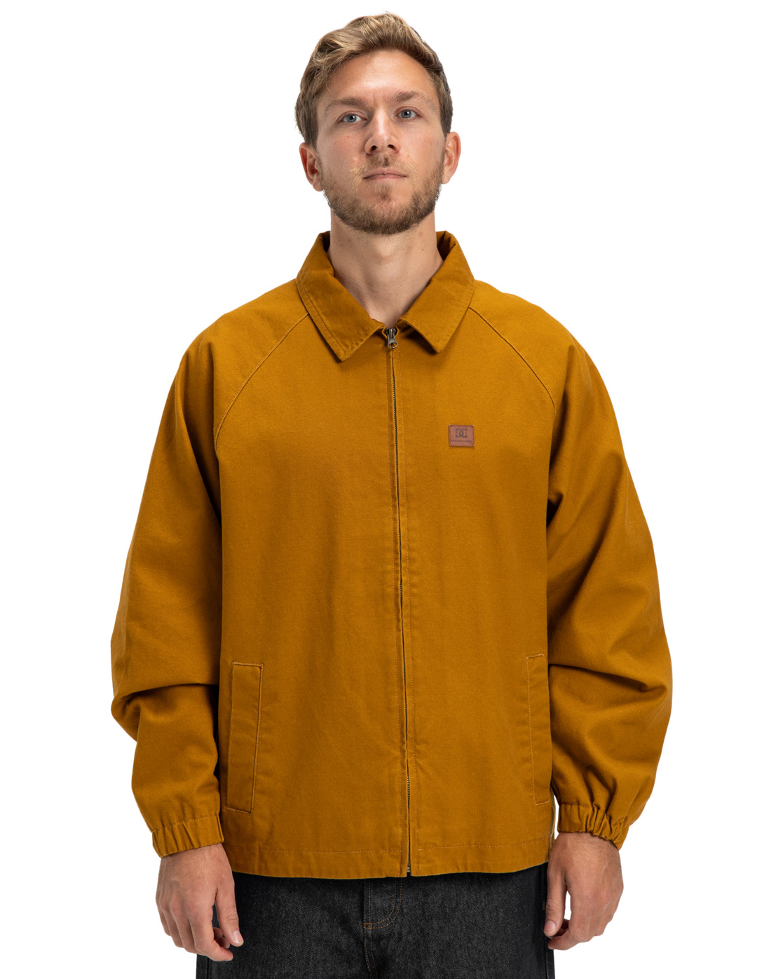 Blusenjacke DC SHOES "Framed", Herren, Gr. XL, golden braun, Obermaterial: 70% Baumwolle, 30% Baumwolle;, Jacken Blusenjacke