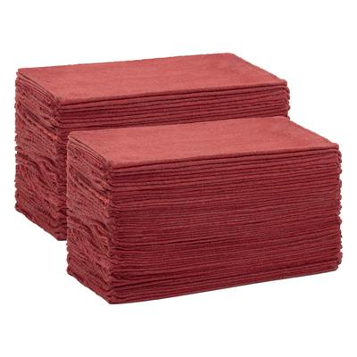 Arkwright Home Messy Mechanic Red Shop Towels 100 Pack 12x14 (PNP-SHOP-100-RD) 1/BG Microfiber Towels