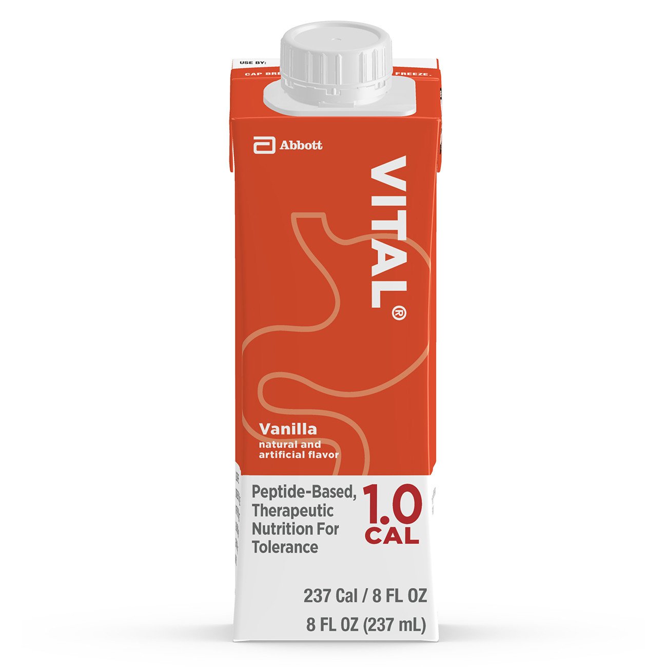 Vital 1.0 Cal Oral Supplement Vanilla Flavor Liquid 8 oz. Reclosable Carton (1048223_EA) 1/EA Vital® 1.0 Cal Oral Supplements