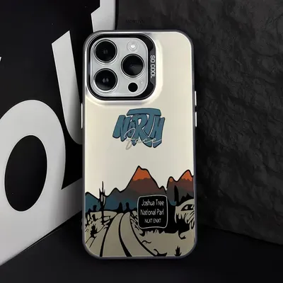 TNF T-The North F-Face Phone Case FUNDA For IPhone 12 11 13 14 15 16 Max Pro Plus Mini Silver LMDaser Color Cover