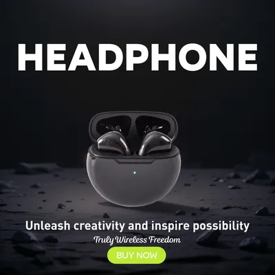 TWS Bluetooth-Kopfhörer, kabelloses Bluetooth-Headset, Ohrhörer mit Geräuschunterdrückung und Mikrofon, kabellose Kopfhörer Image