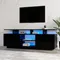 Meuble TV buffet meuble TV bas avec éclairage LED 16 couleurs pour téléviseur 160 pouces