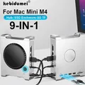 Docking station USB HUB per Mac Mini M4 M4 Pro M.2 NVMe SSD Custodia da 8 TB Max 10 Gbps Porte USB-A&C SD&TF Splitter USB per PC