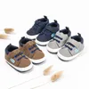Frühlings- und Herbststil, 0–1 Jahre alte Baby-Wanderschuhe, weiche Sohlen, Babyschuhe, Segeltuch, nicht fallende Schuhe, lässige Babyschuhe