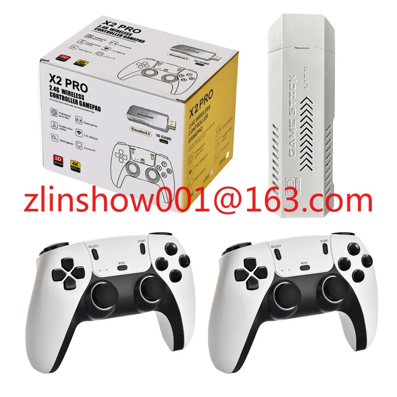 Spielkonsole X2 PRO High Definition 3D Home Games Arcade Wireless Retro PS1 TV Image
