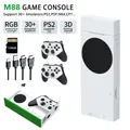 Console di gioco M88 Controller wireless per due persone integrato 20000+ 128 GB Stick 2.4G 4K HD PS2 GBA Video Regalo per scanalature per bambini