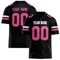 Customized Team Name Number Name Rugby T-shirt Personalized DIY V Neck Black Mens Sports T Shirt Loose Quick Dry Team Uniforms