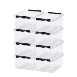 Satz von 5 - Aufbewahrungsbox 46L mit Deckel SmartStore - Lebensmittelsicher Image