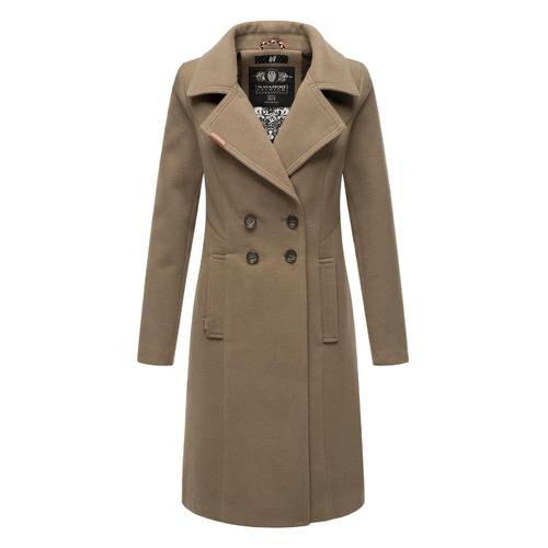 Navahoo Wintermantel Damen braun, M