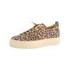 Sneaker PAUL GREEN "Paul Green Sneaker Leder", Damen, Gr. 39, braun (leopard), Leder, casual, Schuhe