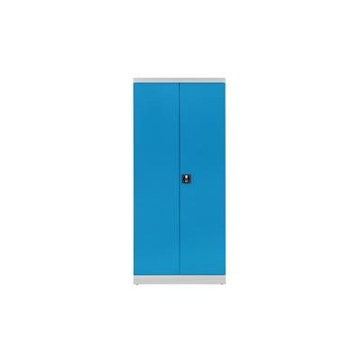 PROREGAL Schubladenschrank Chinchilla mit 40 Schubladen + 1 Ablageboden | HxBxT 179x80x41cm | Lichtgrau/Lichtblau | Spind, Schubladen Image