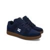 Sneaker DC SHOES "Manteca", Gr. 14(48,5), blau (navy, gum), Obermaterial: Leder (Kuh) / Futter: Textil / Außensohle: Gummi, Schuhe