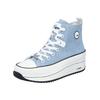 Sneaker RIEKER "Rieker Sneaker Textil", Damen, Gr. 40, blau (sky), Textil, casual, Schuhe